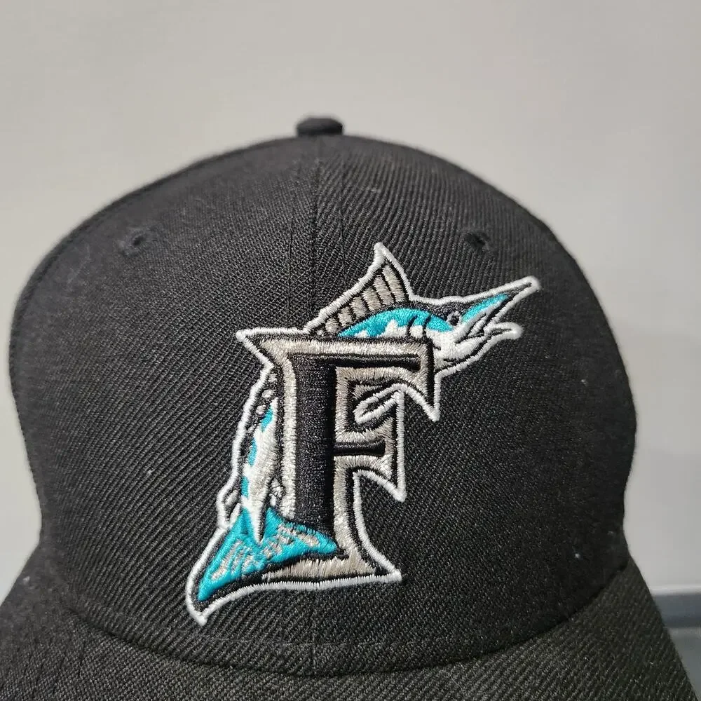 VTG Florida Marlins New Era 59Fifty Mens 7 World Series 2003 Cooperstown Hat Cap